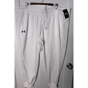 NWT Under Armour joggers women's size 2X white